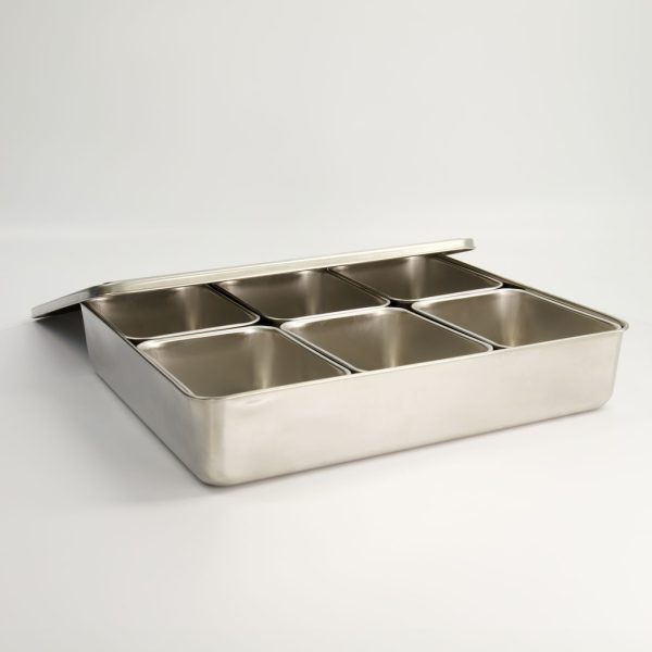 Kitchen Seasoning Container RVS Made in Japan 6pcs