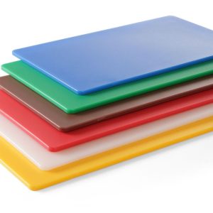 Snijplanken HACCP GN 1/1 - set van 6 kleuren, HENDI, 6 st., 530x325mm