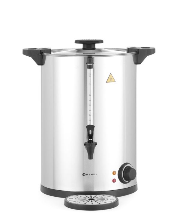 Warme dranken ketel dubbelwandig, HENDI, ≈ 120 kopjes in 37 min., 17L, 220-240V/2500W, 415x382x(H)480mm