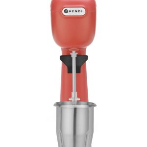 Milkshakemixer BPA-vrij - Design by Bronwasser, HENDI, Rood, 230V/400W, 170x210x(H)485mm