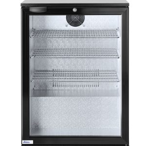 Backbar koelkast enkele deur, Arktic, 105L, Zwart, 220-240V/120W, 600x530x(H)865mm