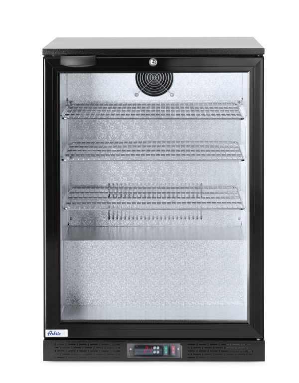 Backbar koelkast enkele deur, Arktic, 105L, Zwart, 220-240V/120W, 600x530x(H)865mm