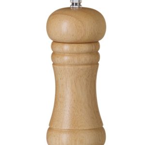 Houten zoutmolen, HENDI, Hout licht, ⌀57x(H)165mm
