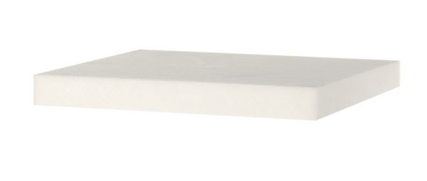 Hakblok HDPE, HENDI, Wit, 500x400x(H)50mm