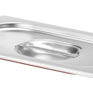 Deksel voor GN containers met siliconenrand, HENDI, Profi Line, GN 1/4, 265x162mm