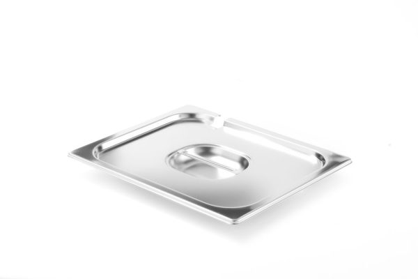 Deksel gastronormbak 1/2 lepeluitsparing HENDI | RVS, 265x325mm