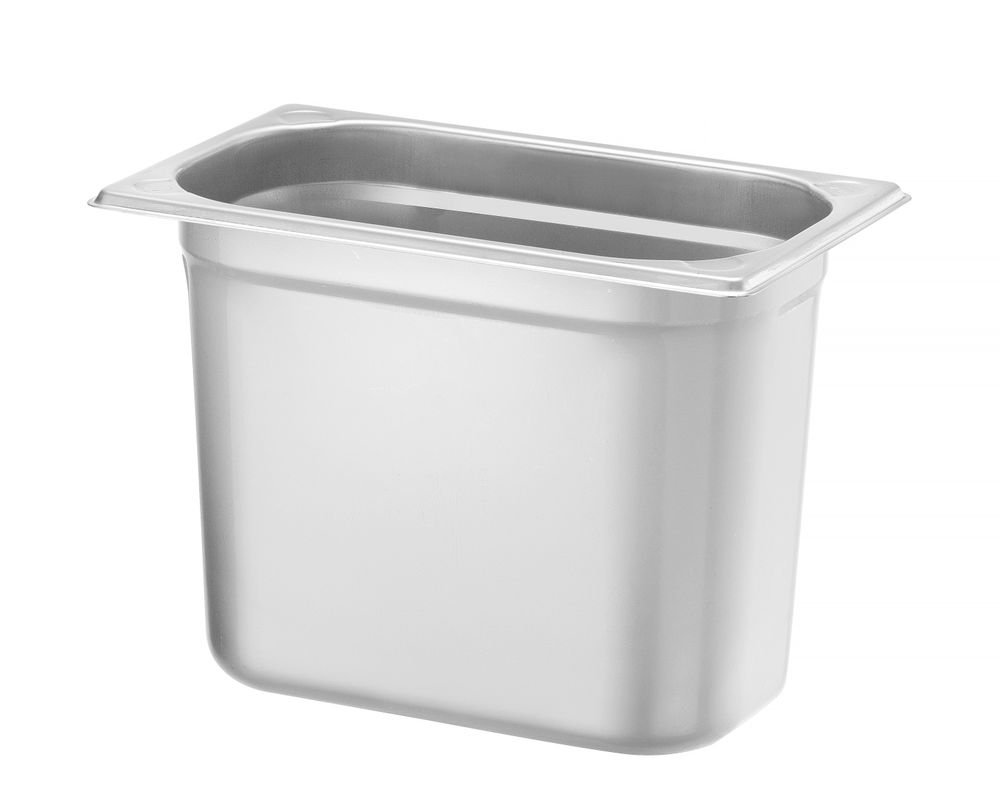 Gastronormbak 1/4 RVS HENDI Kitchen Line | 2,8L, (H)100mm