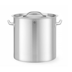 Kookpan hoog - met deksel, HENDI, Budget Line, 21L, ⌀300x(H)300mm