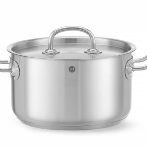 Kookpan middel - met deksel, HENDI, Kitchen Line, 3,5L, ⌀200x(H)115mm