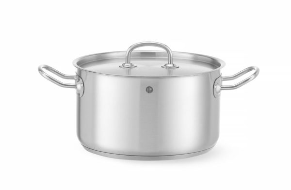 Kookpan middel - met deksel, HENDI, Kitchen Line, 6L, ⌀240x(H)135mm