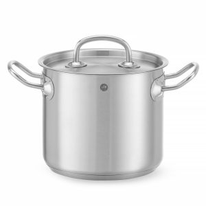 Kookpan hoog - met deksel, HENDI, Kitchen Line, 2,8L, ⌀160x(H)140mm