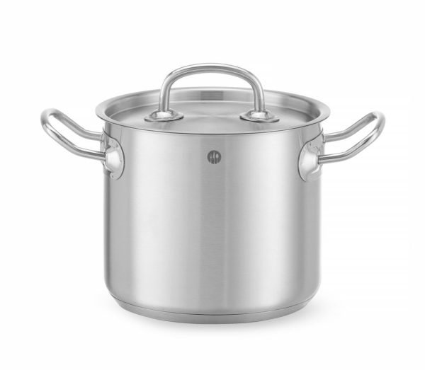 Kookpan hoog - met deksel, HENDI, Kitchen Line, 2,8L, ⌀160x(H)140mm