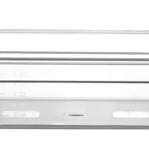 GN Container 1/2 polycarbonaat, HENDI, Profi Line, GN 1/2, 6,5L, Transparant, 325x265x(H)100mm