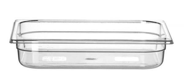 GN Container 1/2 polycarbonaat, HENDI, Profi Line, GN 1/2, 4L, Transparant, 325x265x(H)65mm
