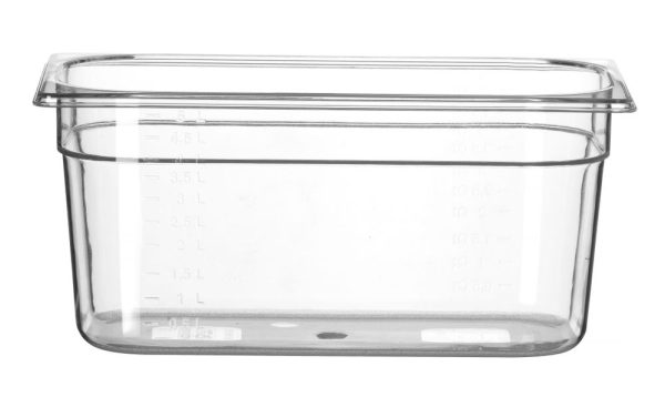 GN Container 1/3 polycarbonaat, HENDI, Profi Line, GN 1/3, 5,7L, Transparant, 325x176x(H)150mm