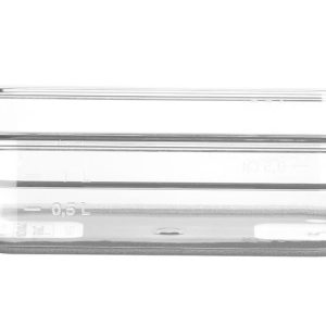 GN Container 1/4 polycarbonaat, HENDI, Profi Line, GN 1/4, 1,8L, Transparant, 265x162x(H)65mm
