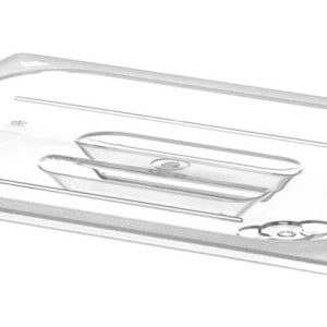 Deksel voor GN containers, HENDI, GN 1/2, Transparant, 265x325mm