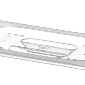 Deksel voor GN containers, HENDI, GN 1/4, Transparant, 265x162mm