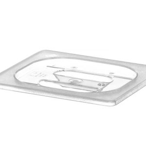 Deksel voor GN containers, HENDI, GN 1/6, Transparant, 176x162mm