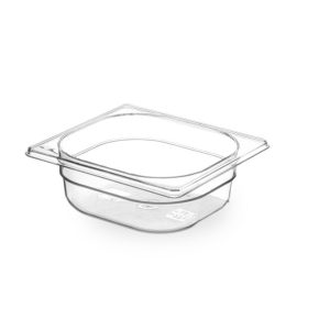GN Container 1/6 Tritan, HENDI, GN 1/6, 1L, Transparant, 176x162x(H)65mm