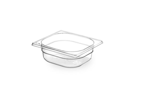 GN Container 1/6 Tritan, HENDI, GN 1/6, 1L, Transparant, 176x162x(H)65mm