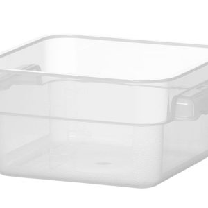 Voedselcontainer met schaalverdeling, HENDI, 1,9L, 190x190x(H)95mm