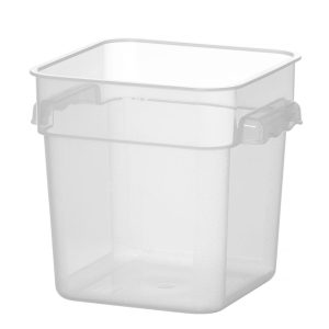 Voedselcontainer met schaalverdeling, HENDI, 3,8L, 190x190x(H)180mm