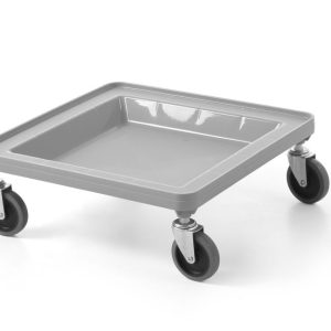 Onderstel voor universele rekken van 500×500 mm, AmerBox, Lichtgrijs, 500x500x(H)180mm