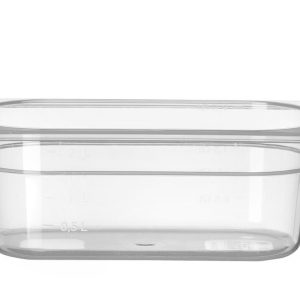 GN container 1/4 polypropyleen, HENDI, Profi Line, GN 1/4, 2L, Transparant, 265x162x(H)100mm