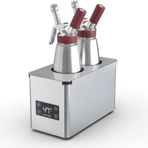 Bain-marie warmhouder Matfer Bourgeat | Voor iSi sifons, 400W, RVS
